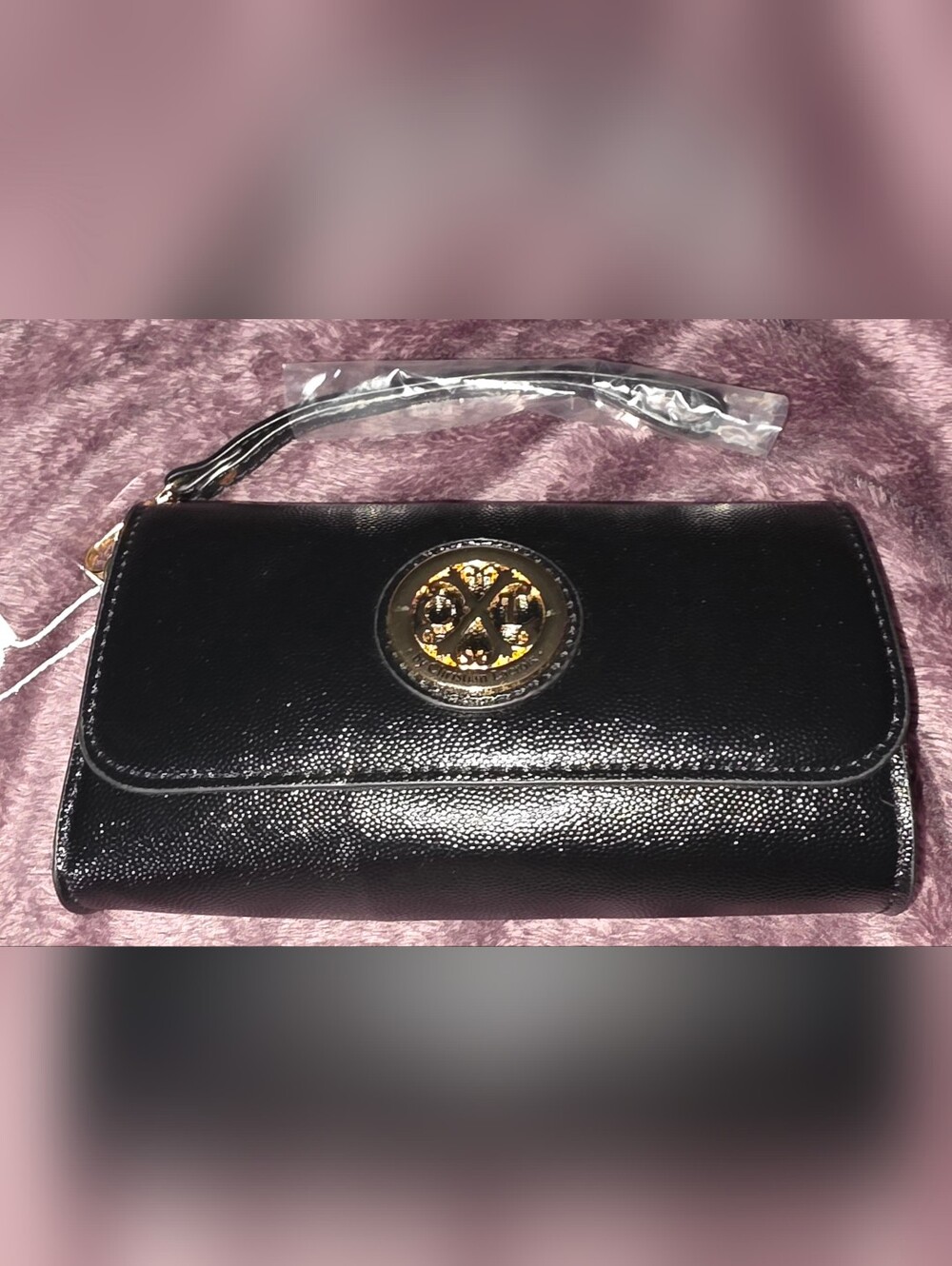 CXL by Christian Lacroix Bali Caviar Small Clutch Wristlet